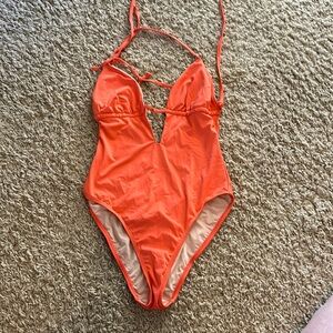 Tart Swim 🍑 Peach Color One Piece SwimSuit Size XS